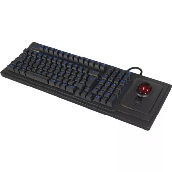 KeySonic KSK-8202ELU-T (US) Tastatur Universal USB QWERTY US Englisch Schwarz