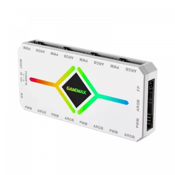 Gamemax | Fernbedienung | V4.0 ARGB PWM HUB BK | Weiß | Gamemax
