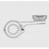 Quad Lock Fahrradlenkerhalterung, schwarz