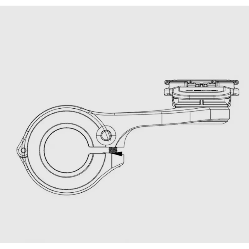 Quad Lock Fahrradlenkerhalterung, schwarz