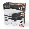 Waffeleisen Adler AD 3085 — 1200 W, 2 rechteckige Waffeln 9×13 cm, einstellbare Temperatur, Antihaftplatten