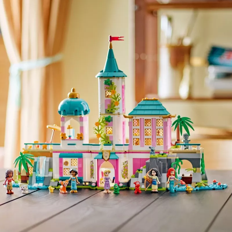 LEGO Disney Princess Castle und königliche Haustiere Bauset 43267 — 787 Teile, 5 Minifiguren, Alter 6+, 320×460×100 mm