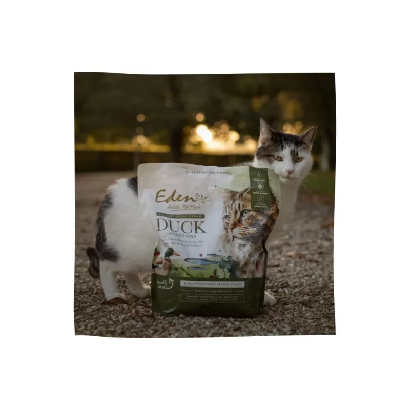 EDEN Ente & Sardine - Trockenfutter für Katzen - 1,5 kg