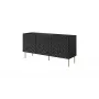 Kommodenschrank cama meble HOLE 152x42,5x74,5 cm mattschwarz, Spanplatte, 16 mm Rahmen