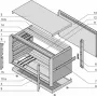 SCHROFF KomplettGehäuse, EMV-geschirmt - PROPAC PRO Gehäuse.3HE 84TE 266T (24576109)