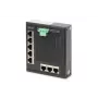 Digitus 8-Port Gigabit Ethernet Netzwerk-Switch, flach, industriell, unmanaged