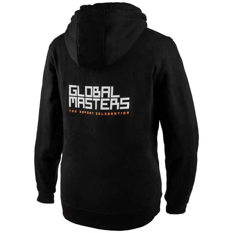 Global Masters Hoodie GM Logo - schwarz (L)