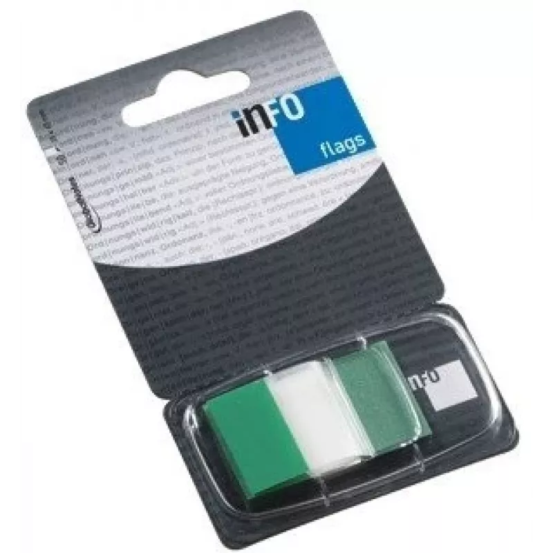 Haftnotiz-Index Nenurodyta Global Notes 0718-204 25×43 mm grün