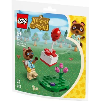 30731 Animal Crossing Tom Nook und Ballon-Geschenk, Konstruktionsspielzeug Polybag