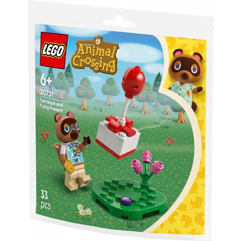 30731 Animal Crossing Tom Nook und Ballon-Geschenk, Konstruktionsspielzeug Polybag