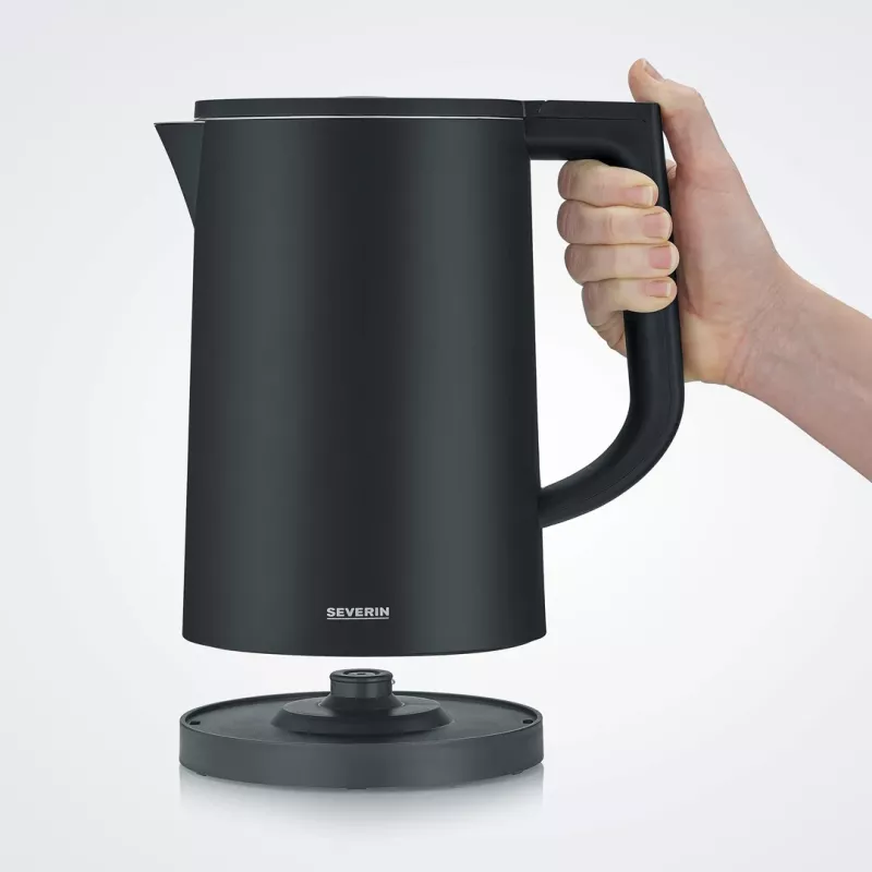 Severin WK 3483 Wasserkocher 1,7 L 2200 W Schwarz