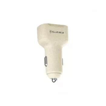 Auto-Ladegerät Tellur TLL151341 36W 6A PD18W QC3.0 — USB-Autoadapter für schnelles Laden