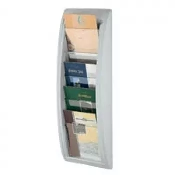 Papierhalter Paperflow QUICK BLICK 4063.02, 5 Fächer, grau