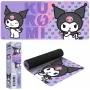 Mauspad Kids Euroswan 80x30 cm Hello Kitty Kuromi, große rechteckige Gaming-/Schreibtischmatte