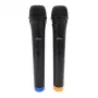 Karaoke-Mikrofon MEDIA-TECH MT395 Accent Pro — kabelgebunden, schwarz, Ein-/Ausschalter, max. Reichweite 20 m, 2er-Pack