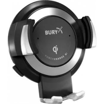 Smartphone-Halterung thb bury PowerCharge Qi 01.1888.000A mit USB und Qi 5W kabellosem Laden