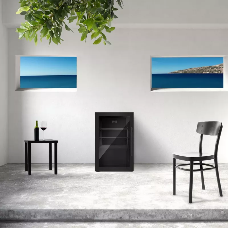 Caso | Barbecue Cooler | S-L | Energieeffizienzklasse F | Standgerät | Schwarz