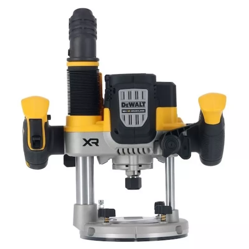 Tauchfräse DeWalt DCW620NT-XJ, bürstenloser Akku, 18V, 1600W Leistung, 11–23k U/min, 12,7 mm Spannzange, Staubabsaugung, LED, 3,6 kg, Koffer