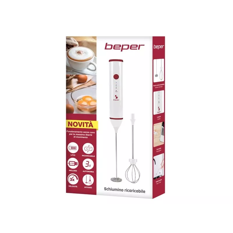 Wasserkocher Beper P102SBA008 1,7 l Edelstahl, kabellose Basis