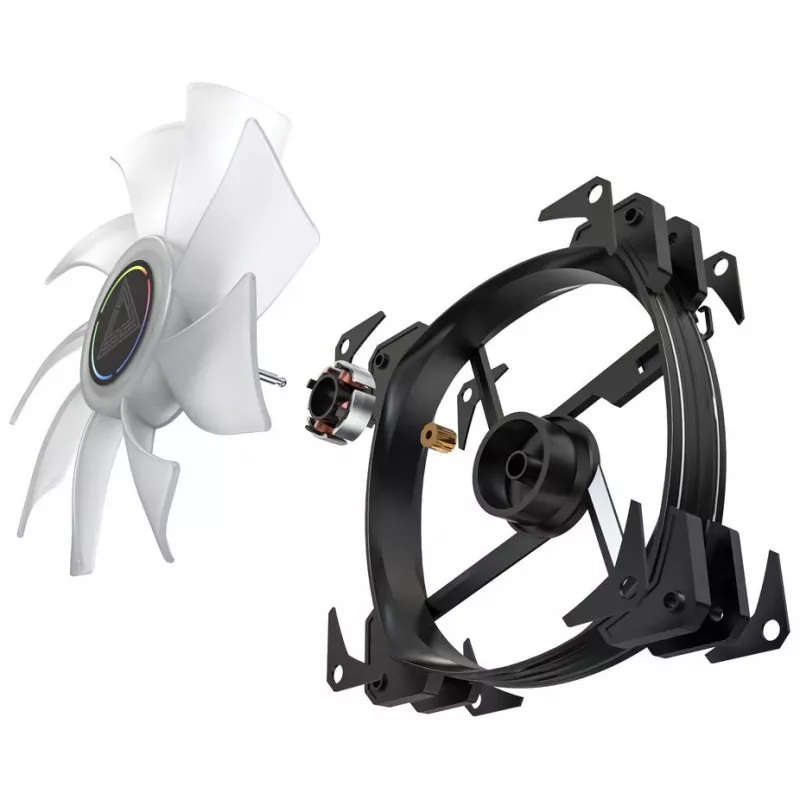 Gehäuselüfter Montech HP140 ARGB PWM 140mm (3er-Pack) — 140mm ARGB PWM-Kühlungslüfter, 3er-Pack