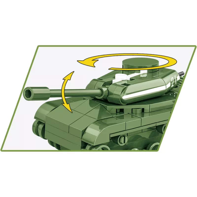 Bauset Cobi IS-2 Modell, Panzer aus dem 2. Weltkrieg, 130 Teile, empfohlenes Alter 6+