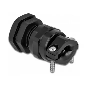 Kabelverschraubung DeLOCK 60353 Schwarz Metall Kunststoff