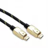 ROLINE 11.04.5921 DisplayPort-Kabel 2 m Schwarz - Gold (11.04.5921)