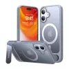 Hülle Torras Pstand Series für iPhone 16 Plus (Titanium grau)