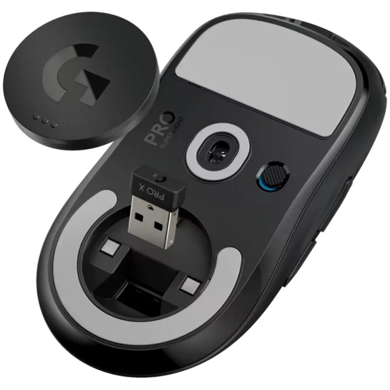 LOGITECH G PRO X SUPERLIGHT 2c kompakte kabellose Gaming-Maus – Schwarz – 2,4 GHz – EER2-933