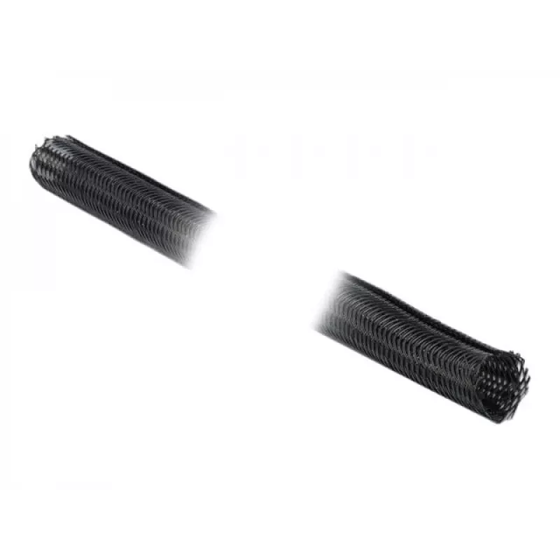 Geflechtschlauch DeLOCK 18921 10 m x 9 mm schwarz