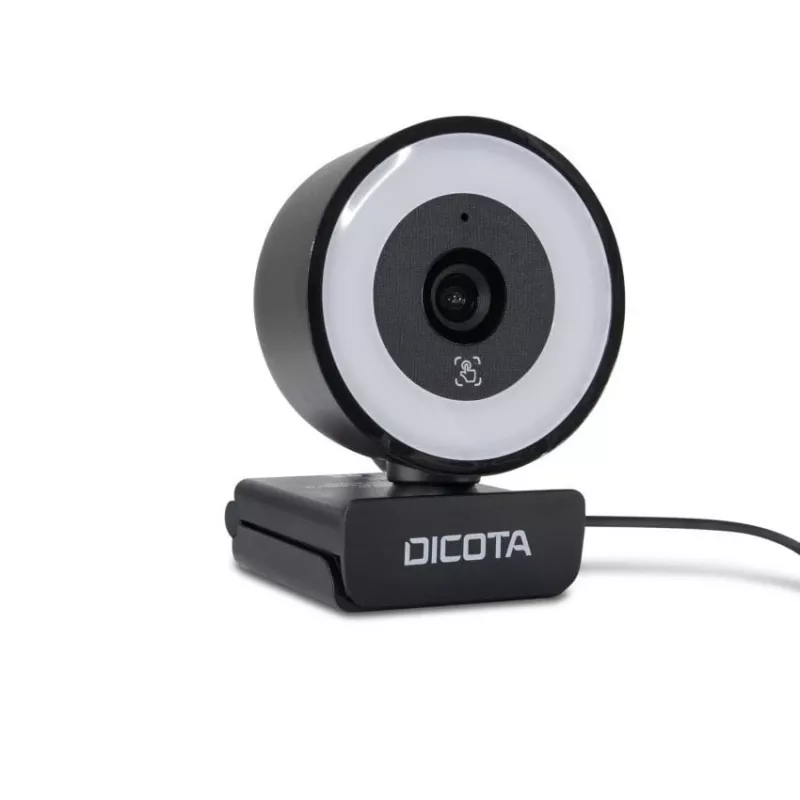 Webcam DICOTA D32066 5 MP 2592 x 1944 Pixel USB 2.0 Schwarz