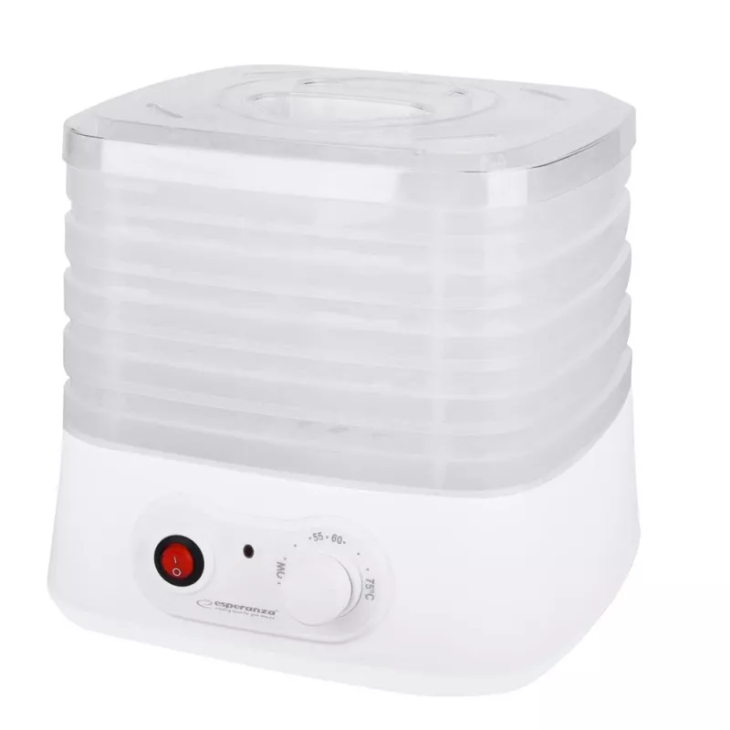 Esperanza EKD004 Dörrautomat, transparent, weiß 250 W