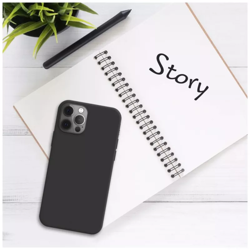 FIXED Handy-Rückabdeckung für Xiaomi 15T Pro – gummiertes schwarzes Schutzcase