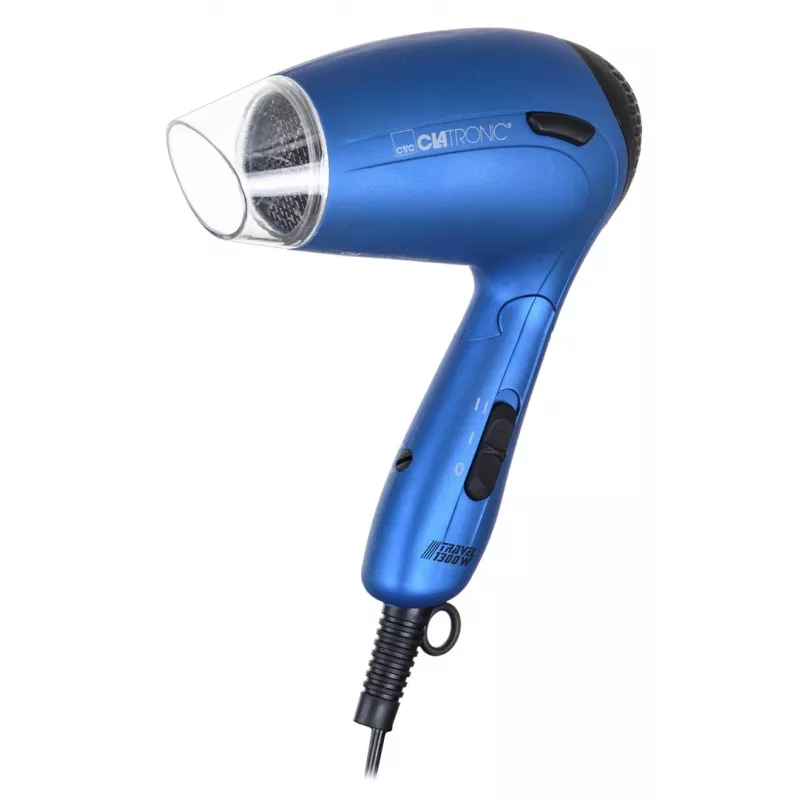 Clatronic HTD 3429 Reise-Haartrockner 1300 W, blau