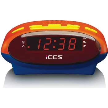 Uhrenradio Lenco ICR-210 Kids mit Weckfunktion, UKW-Radio, kindgerechtem Design