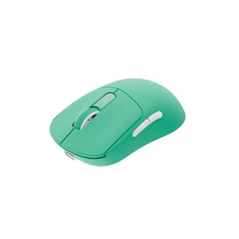 Kabellose Maus Fury Tanto T4 Mintgrün — einstellbare DPI, USB-Empfänger, ergonomisches Design
