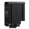 Jonsbo HX6250 Prozessor-Kühlkörper/Radiator 14 cm Schwarz 1 Stk.