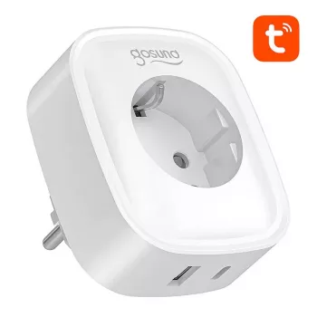 Smart-Stecker Gosund SP6 16A mit USB-C 20W – WLAN-steuerbare Steckdose für die Hausautomation