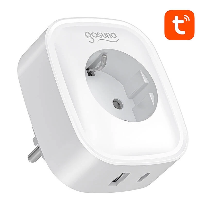 Smart-Stecker Gosund SP6 16A mit USB-C 20W – WLAN-steuerbare Steckdose für die Hausautomation
