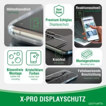 Bildschirmschutzfolie 4smarts 496196 Klar für Apple