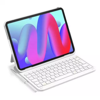 Folio-Tastaturhülle Inateck BK2007 für iPad Air 11 Zoll (27,9 cm) – Bluetooth, QWERTZ, 250-mAh-Akku