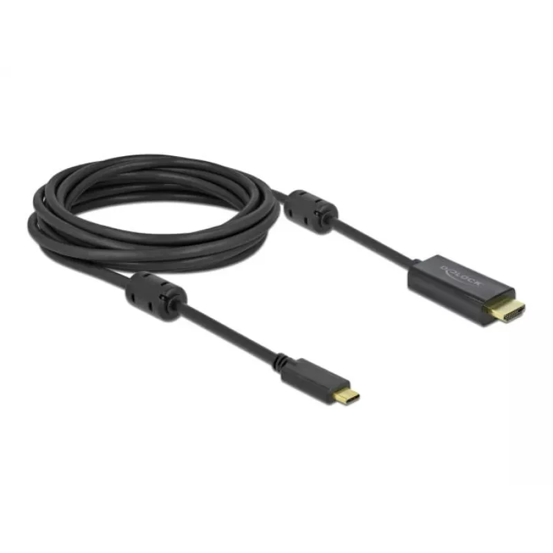 Aktives USB-Typ-C-auf-HDMI-Kabel DeLOCK 85972 4K 60 Hz 5 m