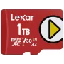 MicroSDXC-Speicherkarte Lexar 1 TB UHS‑I Class 10 U3 V30 Lesen 205 MB/s Schreiben 140 MB/s (rot)