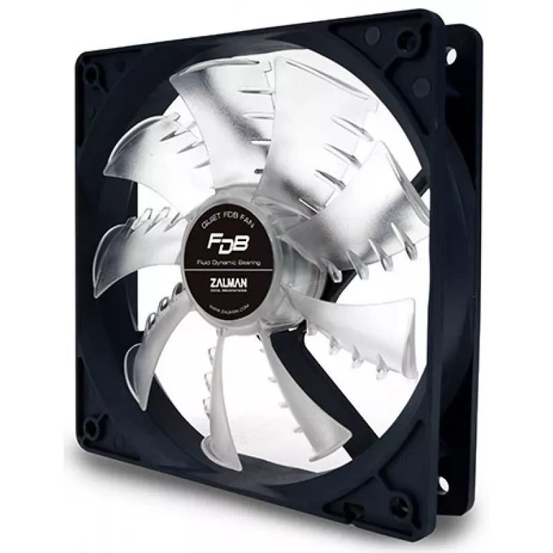 Zalman ZM-F3 FDB(SF) Computer-Kühlsystem Gehäuselüfter 12 cm Schwarz, Transparent