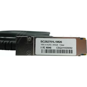 Direct Attach Copper (DAC) Kabel CBO QSFP28 auf 4×SFP28 3m Länge