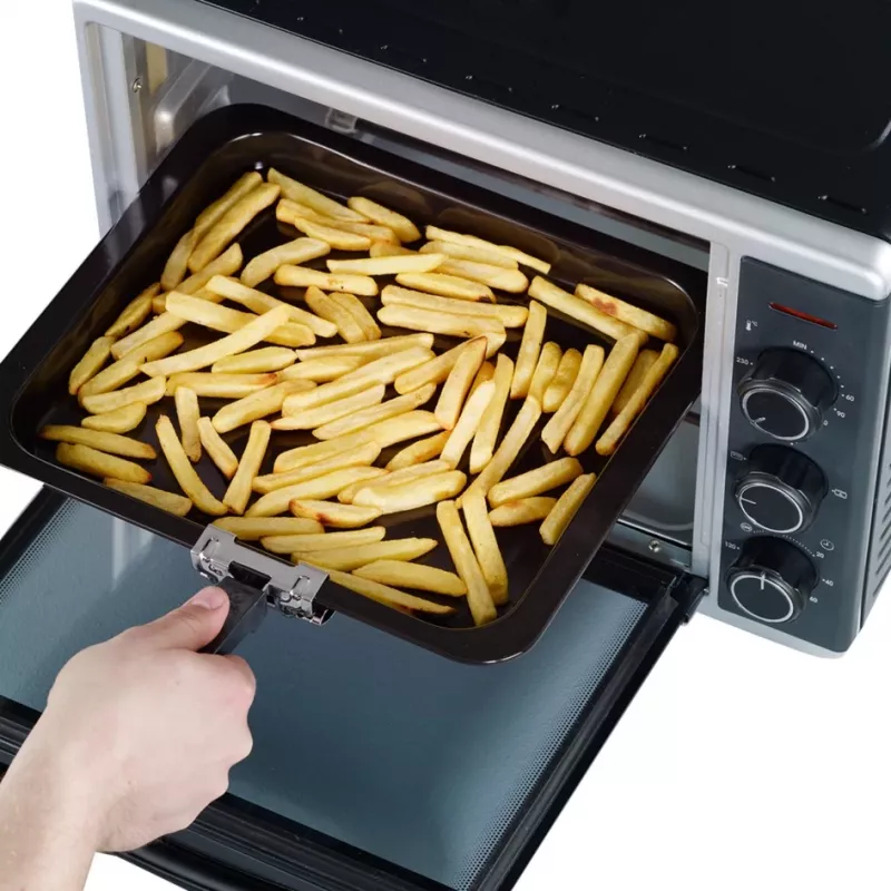 Severin TO 2056 Toaster-Ofen 30 L Schwarz, Edelstahl Grill