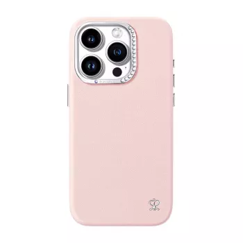 Schutzhülle Joyroom PN-15F1 für iPhone 15 Pro Max, pink, schlanke, passgenaue Schutzhülle