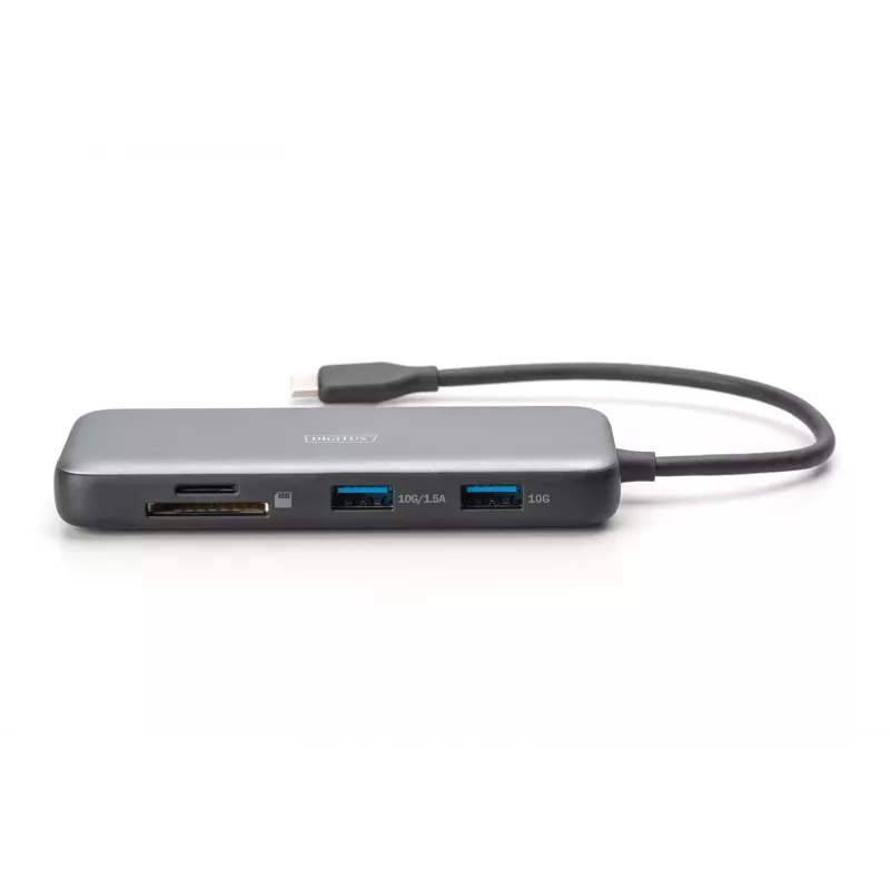 USB-C-Dockingstation Digitus DA-70915 8-fach 100W Power Delivery