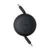 Baseus Free2Pull Mini USB-C auf USB-C USB-Kabel, 60 W, 1 m, (schwarz)