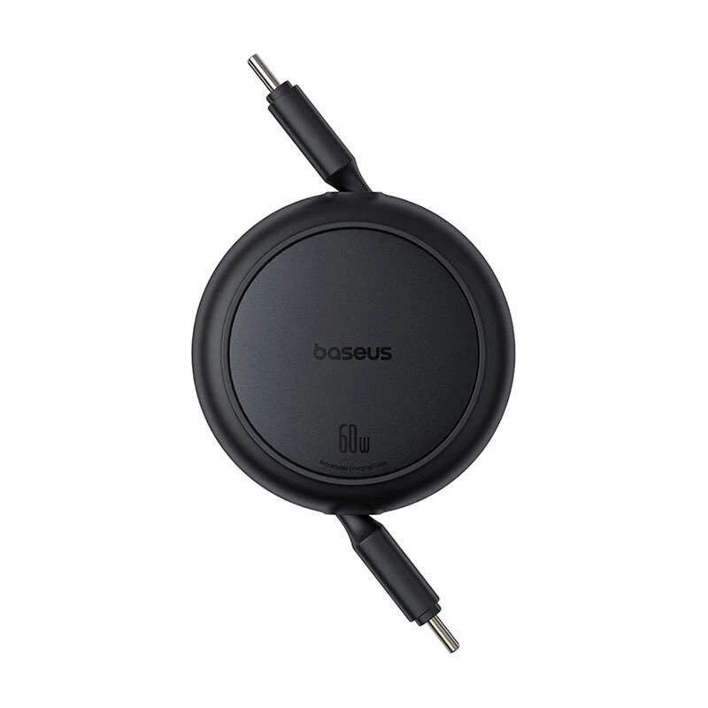 Baseus Free2Pull Mini USB-C auf USB-C USB-Kabel, 60 W, 1 m, (schwarz)